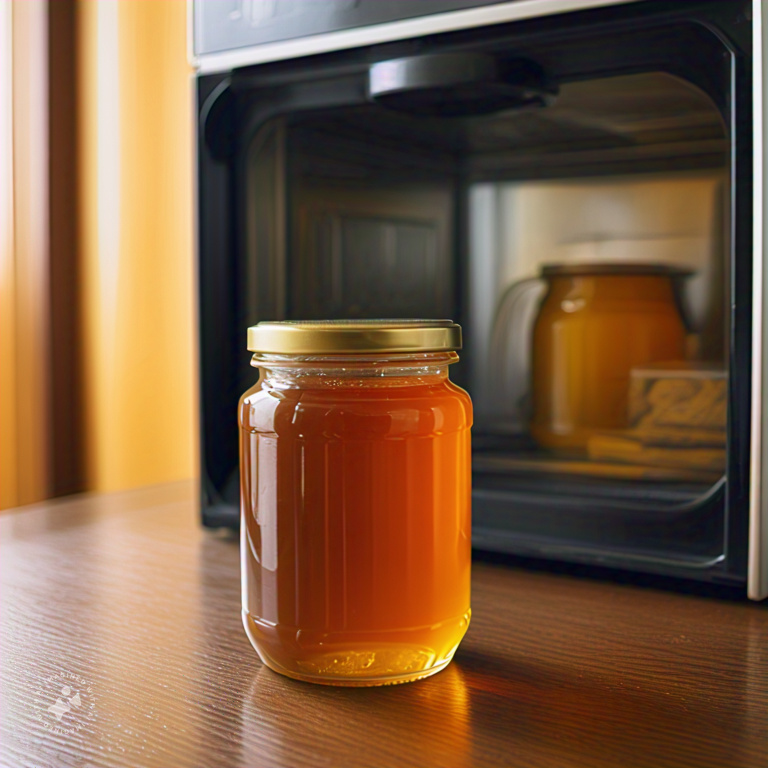 honey heating in microwave