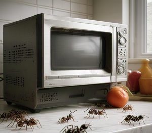 can ants survive microwave