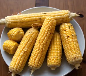 microwaved corn on the cob