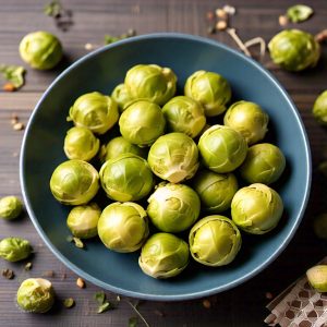 microwaved brussel sprouts