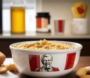 heating KFC bowl in microwave