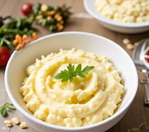 microwaved mashed potato