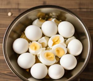 making hard boil eggs in a microwave