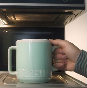 microwaving yeti mug