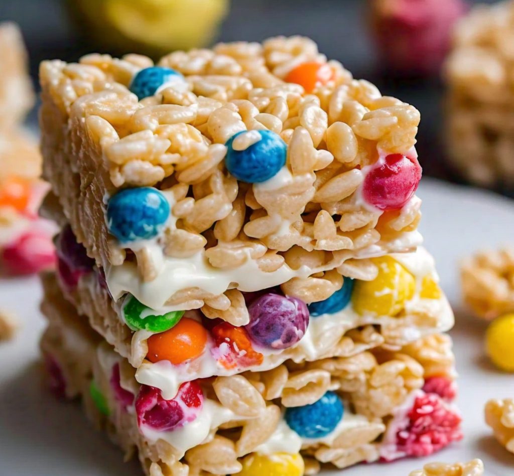 Rice krispie treats cooked in microwave