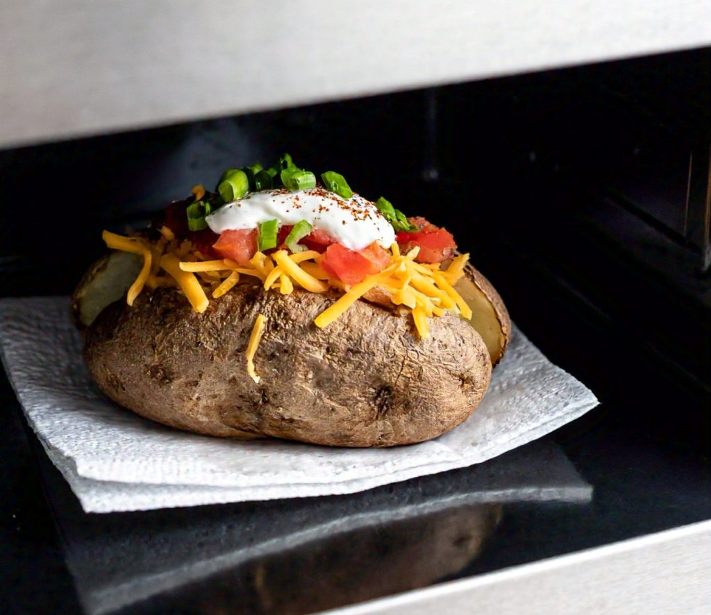 microwave baked potato