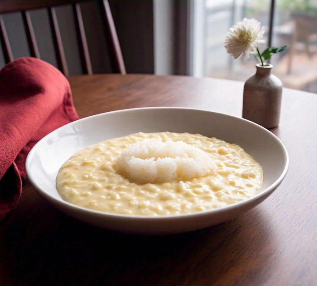 recipe to cook creamed rice in microwave