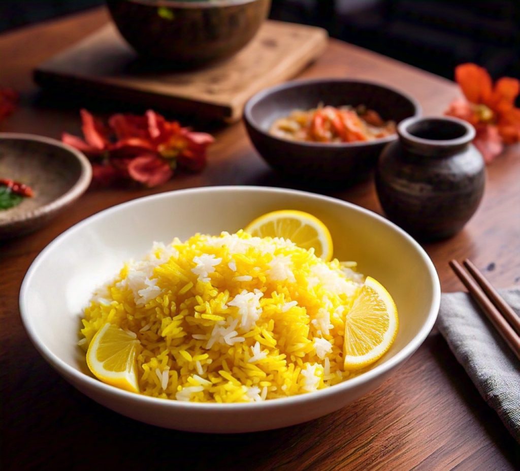 recipe for cooking lemon rice in microwave 