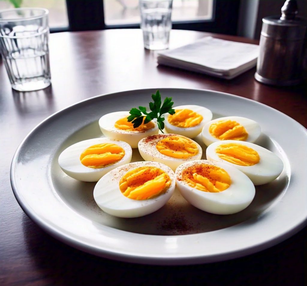 hard boil eggs cooking in microwave