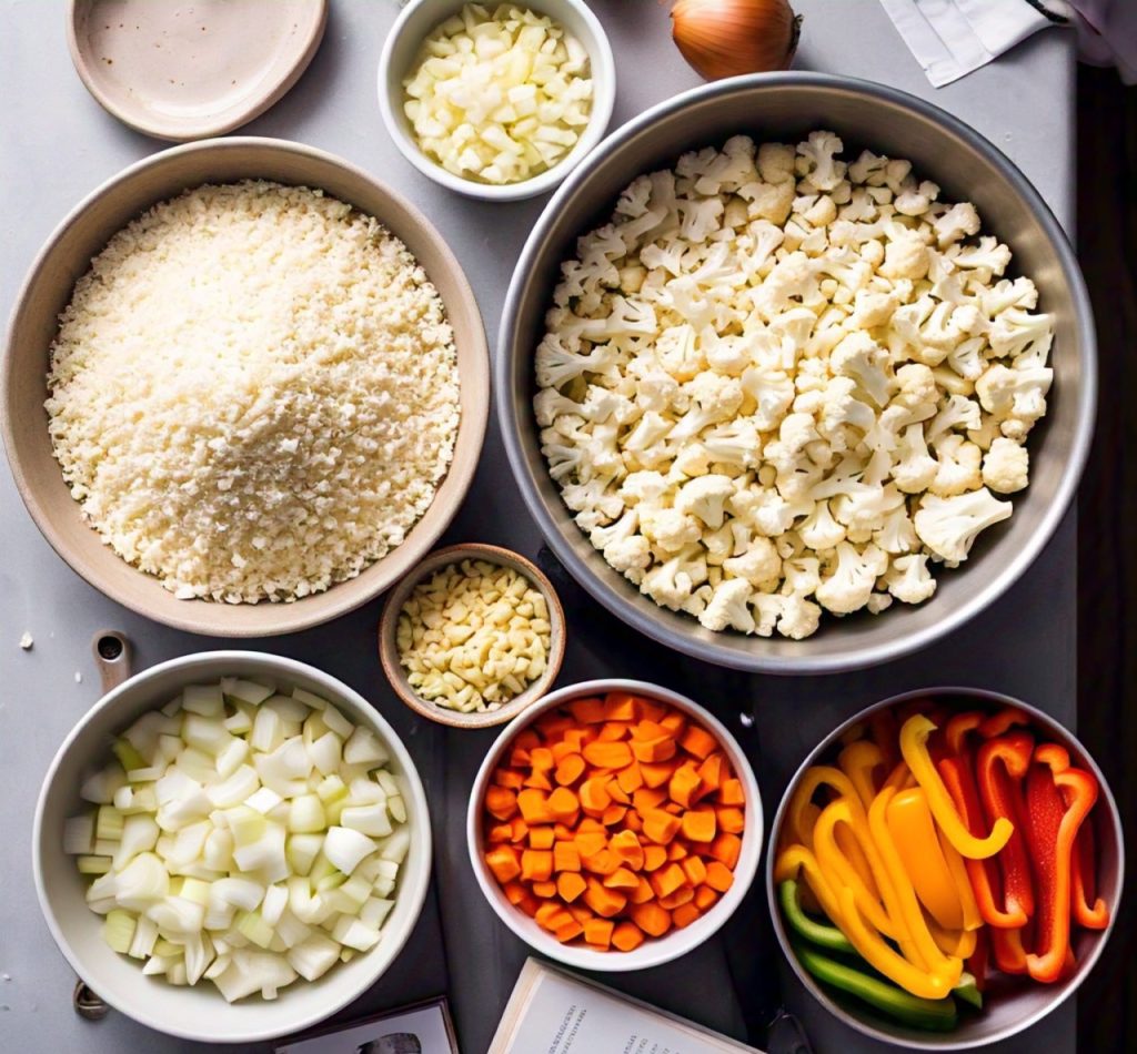 recipe to cook microwave cauliflower rice