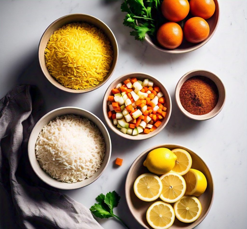 microwave cooking of lemon rice