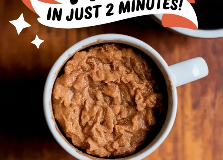 2-Minute Microwave Cookie Dough Mug (Edible)