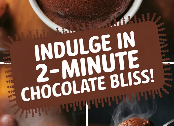 2-Minute Microwave Mocha Mug Cake (Coffee + Chocolate)
