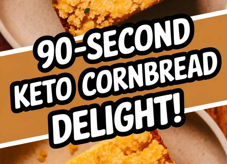 Easy 90-Second Keto Cornbread