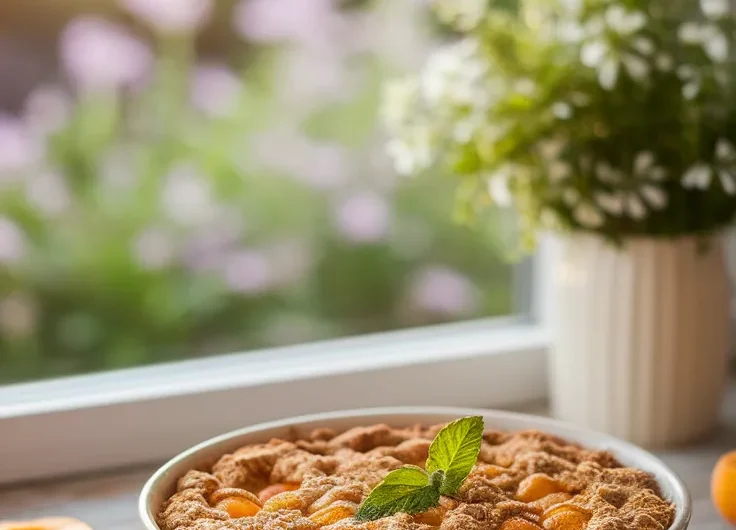 Apricot Crisp – Summer Favorite (Microwave)
