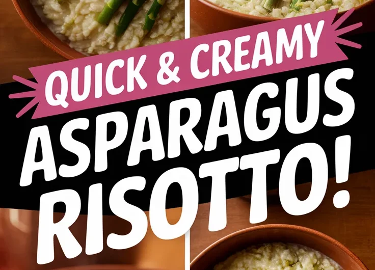 Asparagus Risotto with a Microwave Boost