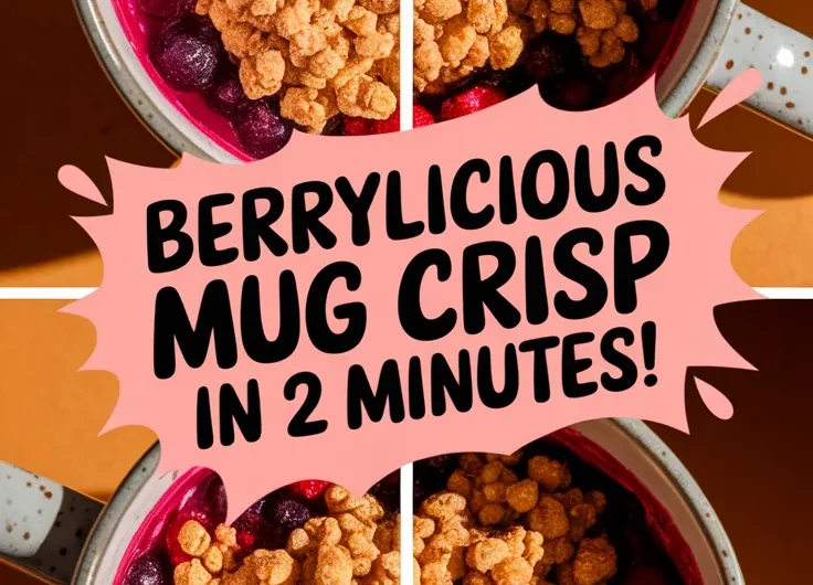 Berry Crisp – Summer Mug Version (microwave)