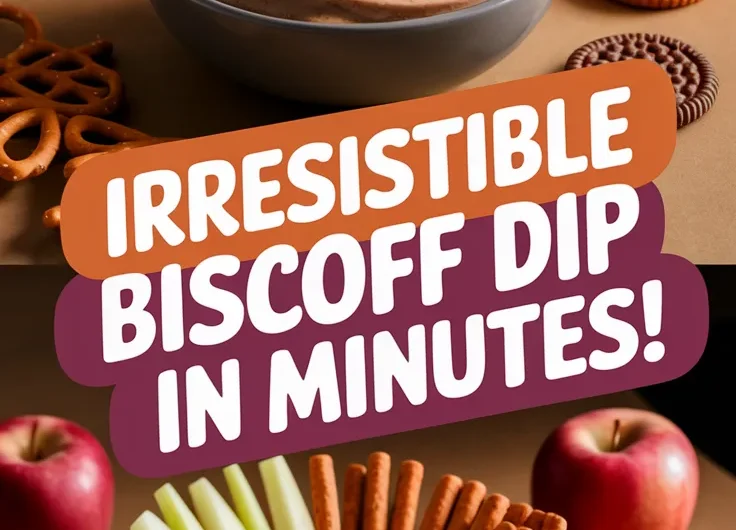 Creamy Biscoff Cookie Dip (Microwave Blend)