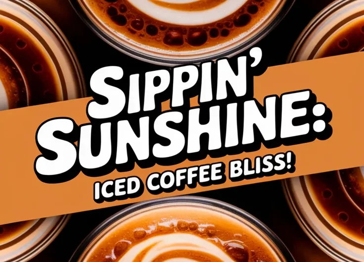 Boozy Iced Coffee with Microwave Syrup Infusion