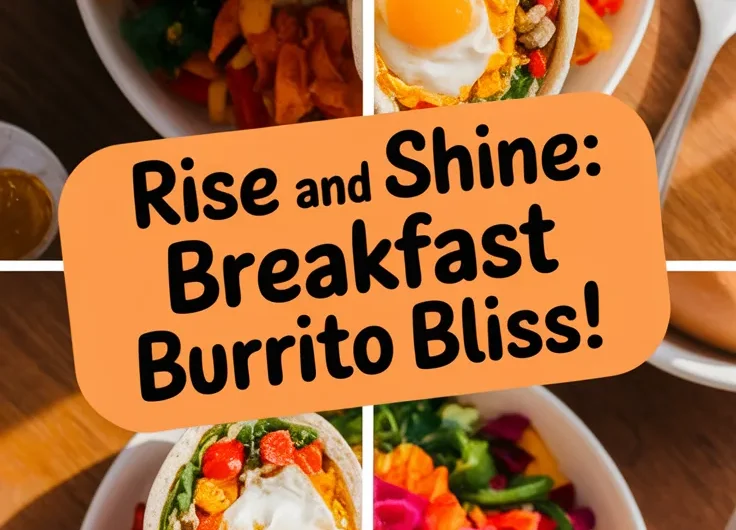 Easy Microwave Breakfast Burrito for Camping!