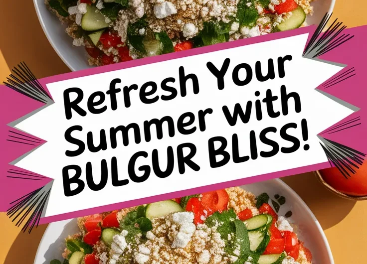 Refreshing Bulgur Salad for Summer Meals (Microwave Prep)
