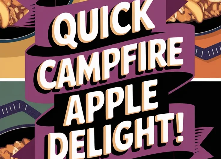 Camping Apple Crisp (Microwave Skillet Style)