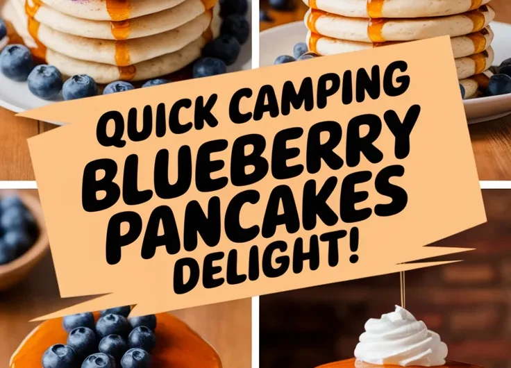 Camping Blueberry Pancakes (Microwave Mix-In)