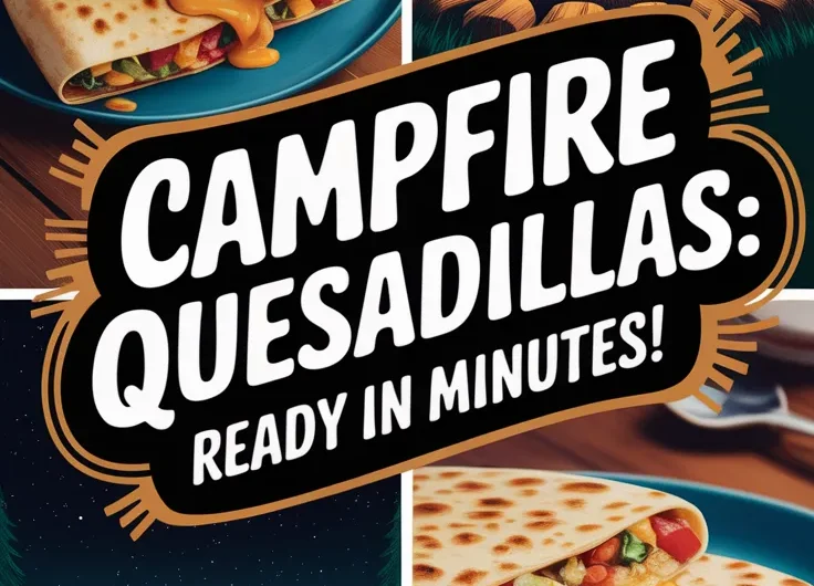 Camping Quesadillas (Microwave Cheese Melt)