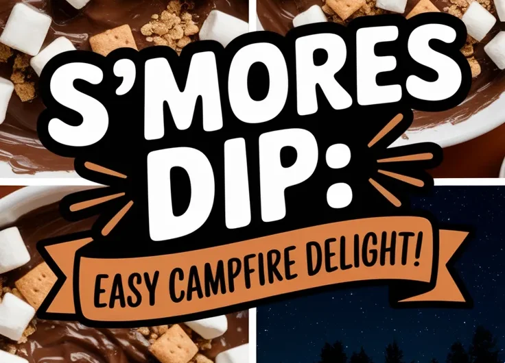 Camping S’mores Dip (Microwave Gooey Fix)