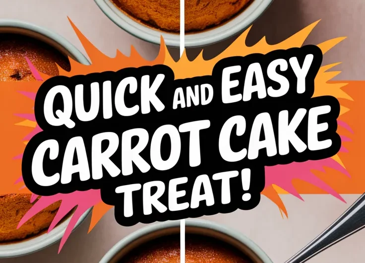 Carrot Cake for One – Mug and Microwave Magic