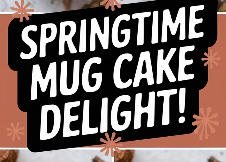 Chai Latte Cake with Spring Spices (Microwave Mug Style)