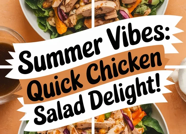 Chicken Salad – Summer Style (Microwave Poach Hack)