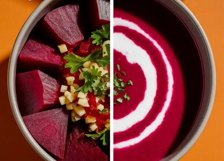 Chilled Beetroot Soup – Microwave Base