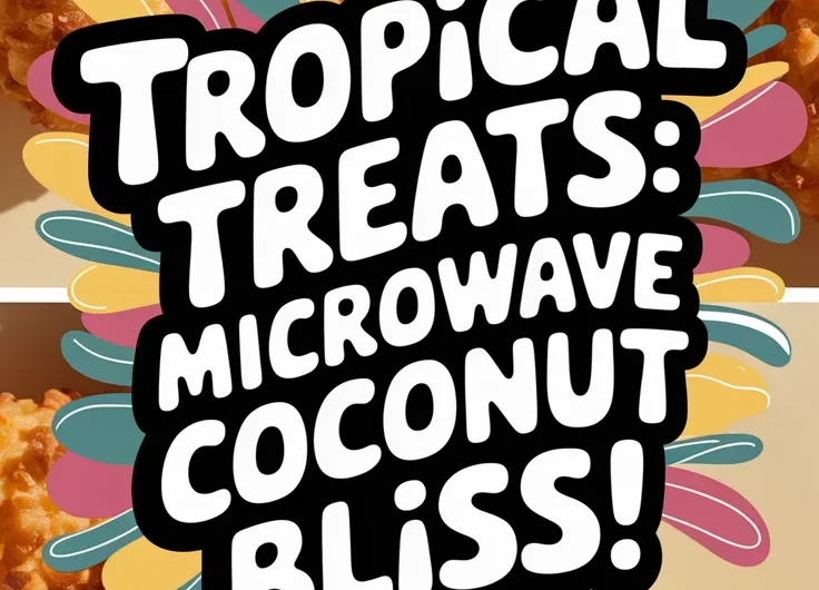 Coconut Macaroons with Beach Vibes (Microwave Melt)