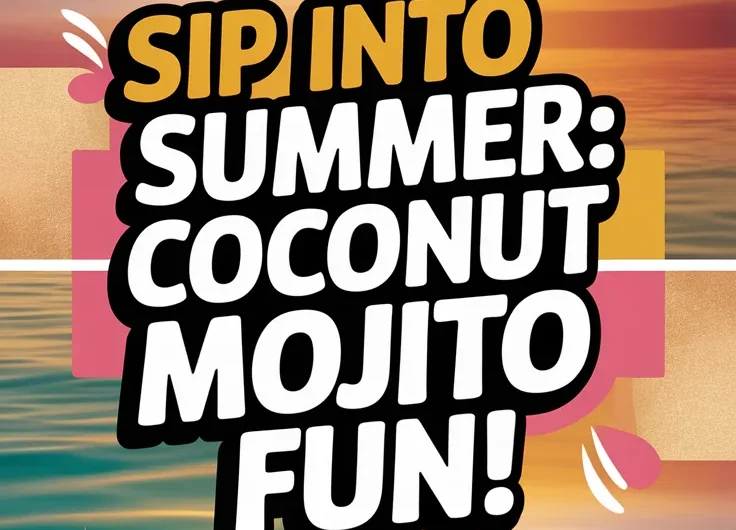 Coconut Mojito with Beachy Kick (Microwave Syrup)