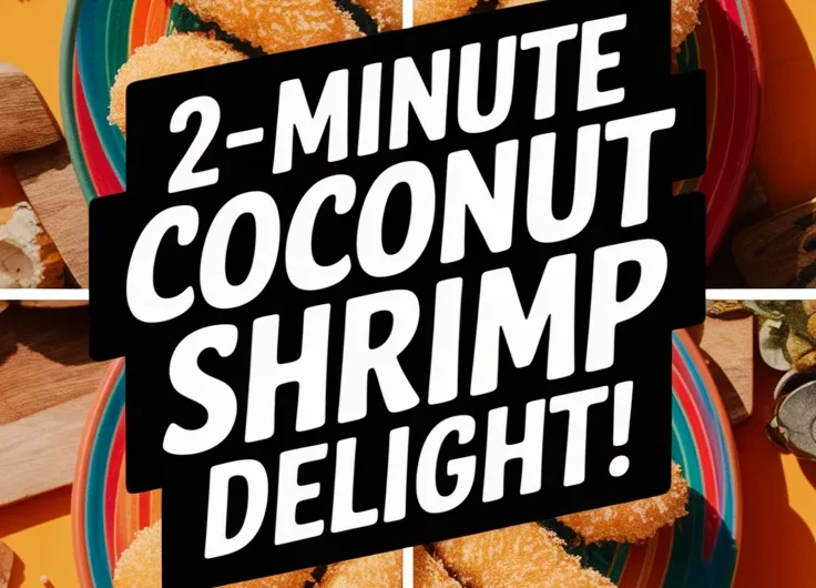 Easy 2-Minute Coconut Shrimp