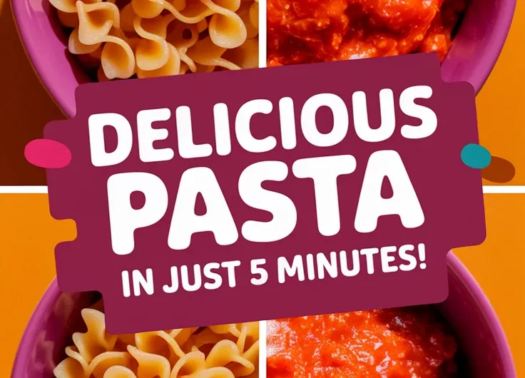 One-Bowl Microwave Pasta and Sauce
