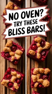 Copycat Starbucks cranberry bliss bars made in the microwave with cranberries and cookie topping