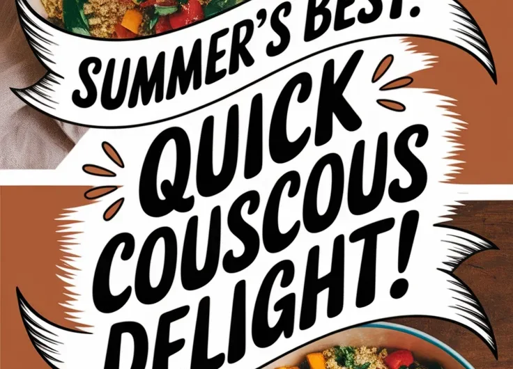 Refreshing Couscous Salad for Summer (Microwave Grain Base)