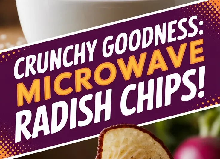 Crispy Radish Chips with Microwave Pop