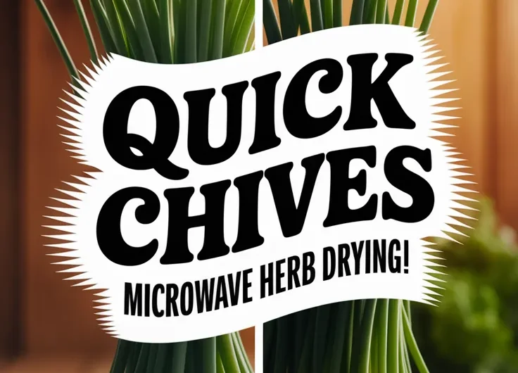 How to Dry Chives in the Microwave