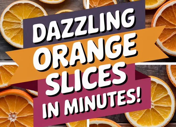 How to Dry Orange Slices in the Microwave