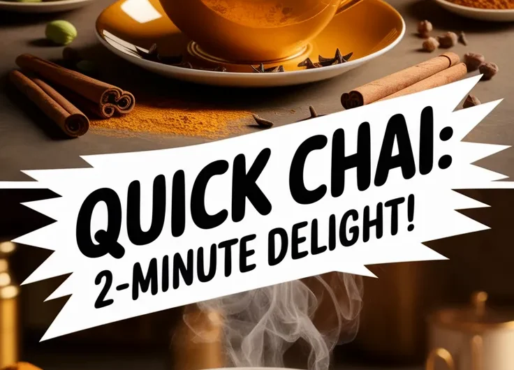 Easy 2-Minute Golden Chai