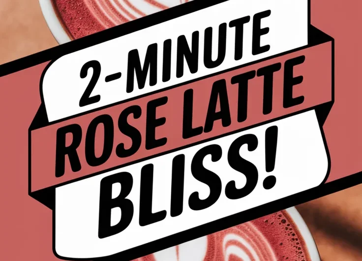 Easy 2-Minute Rose Latte