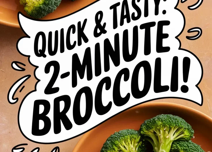 Easy 2-Minute Sesame Broccoli