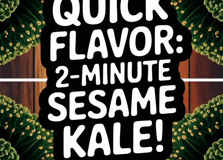 Easy 2-Minute Sesame Kale