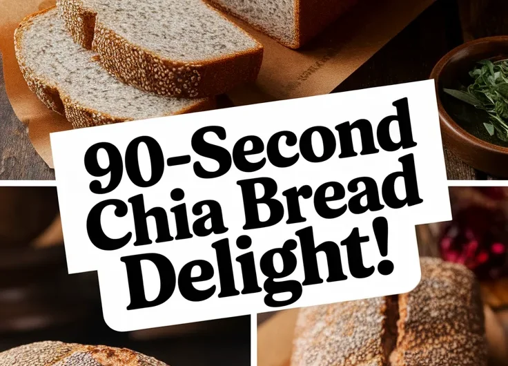Easy 90-Second Chia Bread