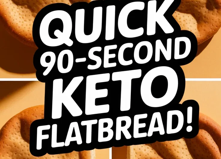 Easy 90-Second Keto Flatbread