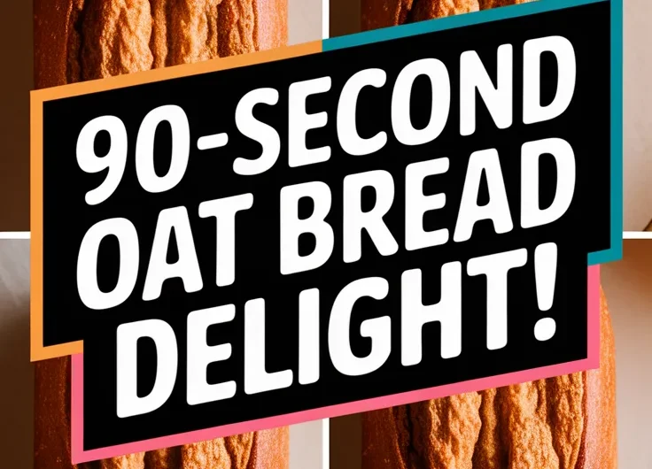 Easy 90-Second Oat Bread
