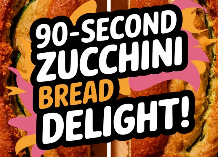 Easy 90-Second Zucchini Bread